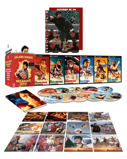 Box contents of Jackie Chan's Breakout Hits (Limited Edition) [4K Ultra HD]