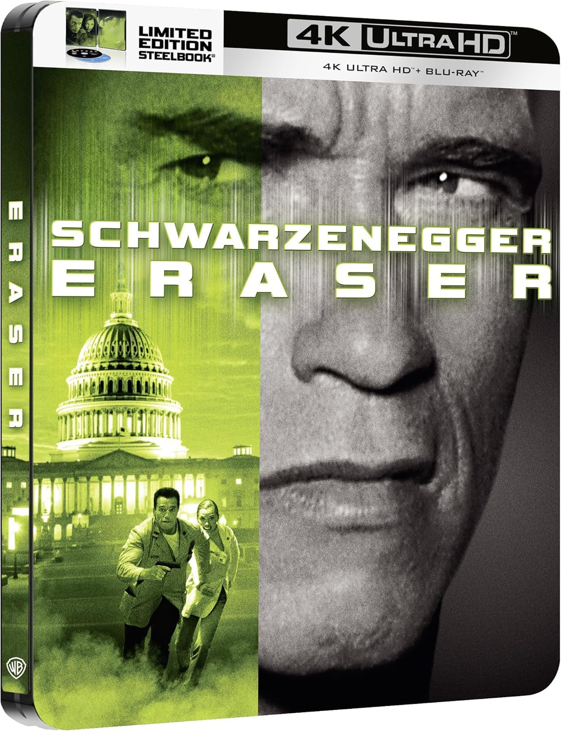 Front cover of Eraser Limited Collector's Edition [4K Ultra HD + Blu-ray] (UK Import)