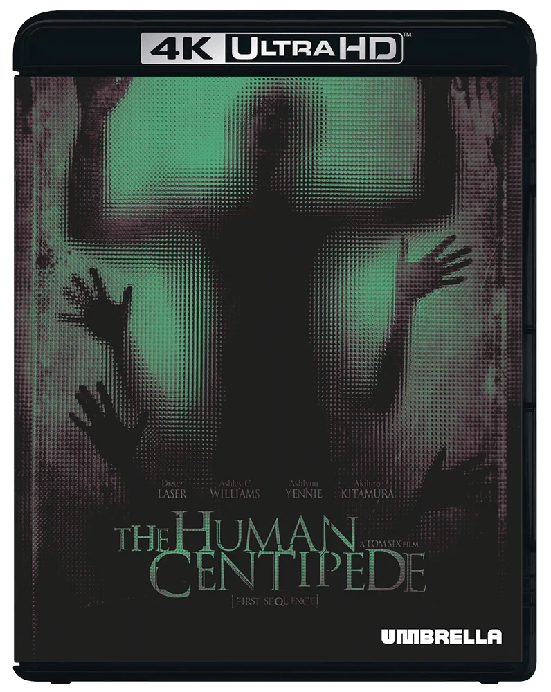 Front case of The Human Centipede 1 of The Human Centipede: Complete Trilogy [4K Ultra HD + Blu-ray]