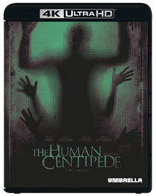 Front case of The Human Centipede 1 of The Human Centipede: Complete Trilogy [4K Ultra HD + Blu-ray]