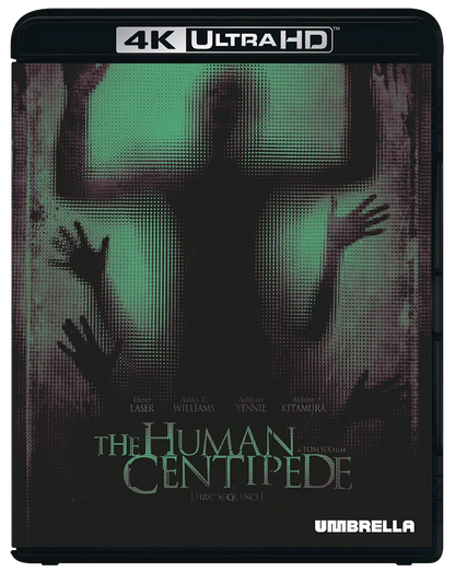 Front case of The Human Centipede 1 of The Human Centipede: Complete Trilogy [4K Ultra HD + Blu-ray]