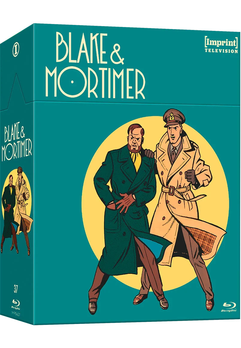 Front cover of Blake and Mortimer: Complete Collection Limited Edition Hardbox [Blu-ray] (Australian Import)