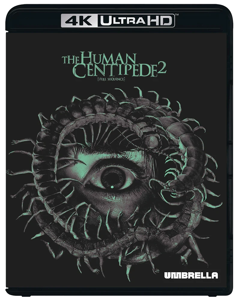Front case of The Human Centipede 2 of The Human Centipede: Complete Trilogy [4K Ultra HD + Blu-ray]