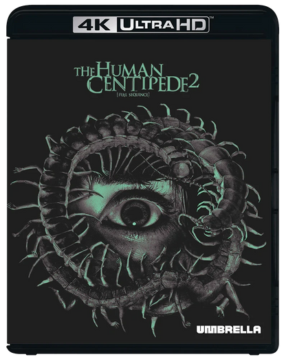 Front case of The Human Centipede 2 of The Human Centipede: Complete Trilogy [4K Ultra HD + Blu-ray]
