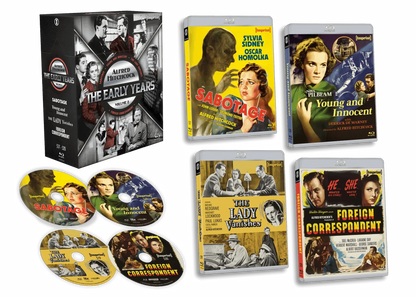 Box contents of Hitchcock: The Early Years - Volume Two (1936 - 1940) Limited Edition Hardbox [Blu-ray] (Australian Import)