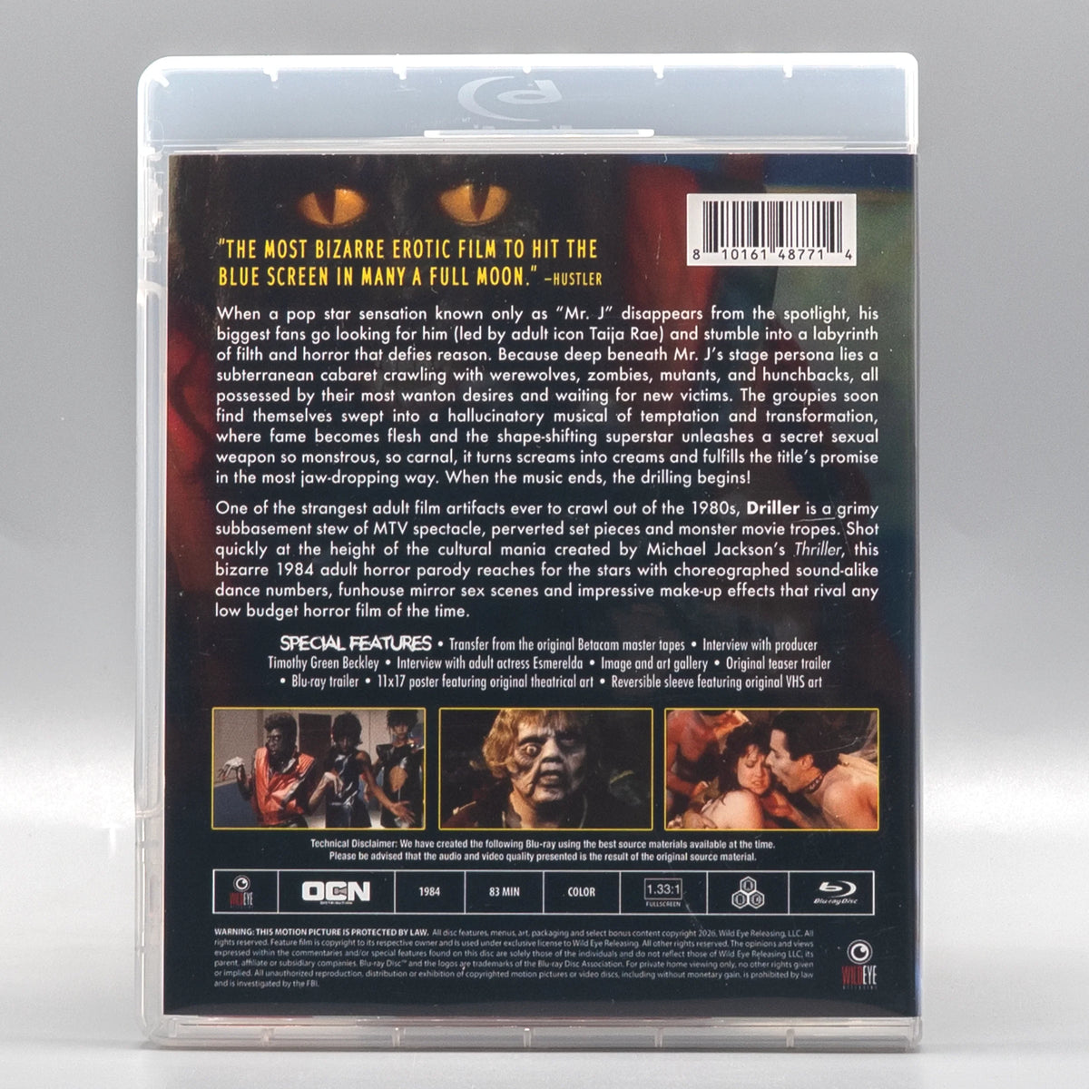Back case of Driller [Blu-ray]