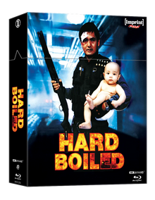 Front cover of Hard Boiled (1992) Steelbook Limited Edition Hardbox [4K Ultra HD + Blu-ray] (Australian Import)