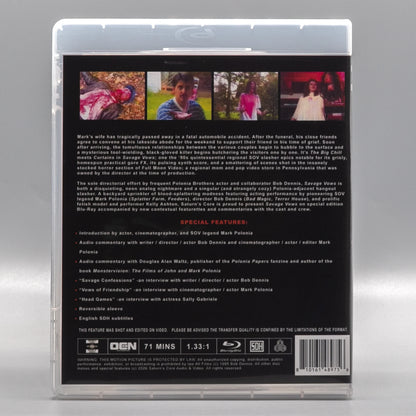 Back case of Savage Vows [Blu-ray]