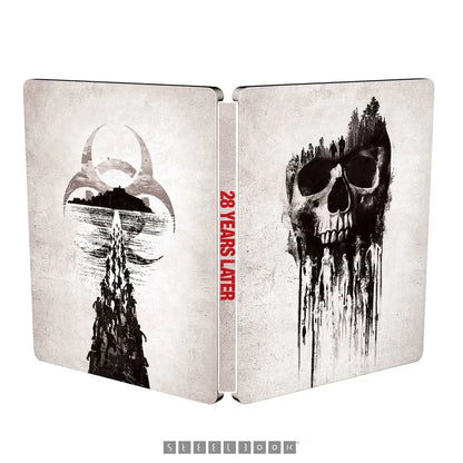Full cover of 28 Years Later Limited Edition Steelbook (UK Import) [4K Ultra HD + Region B Blu-ray]