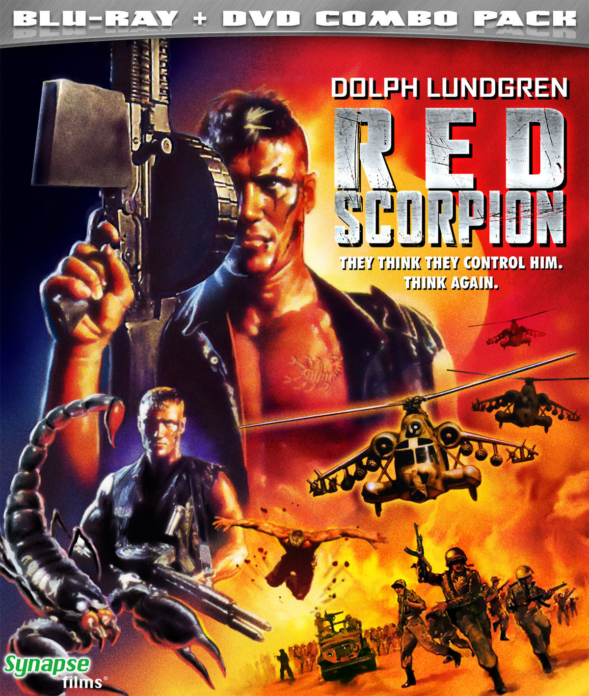 Front cover of Red Scorpion [Blu-ray + DVD]