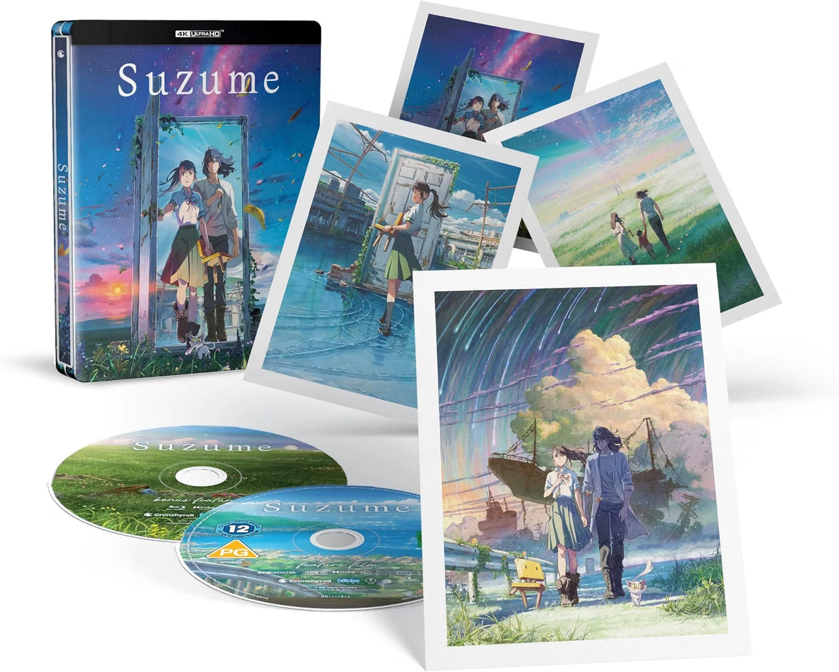 Packshot of Suzume: The Movie Limited Edition Steelbook [4K Ultra HD + Blu-ray]