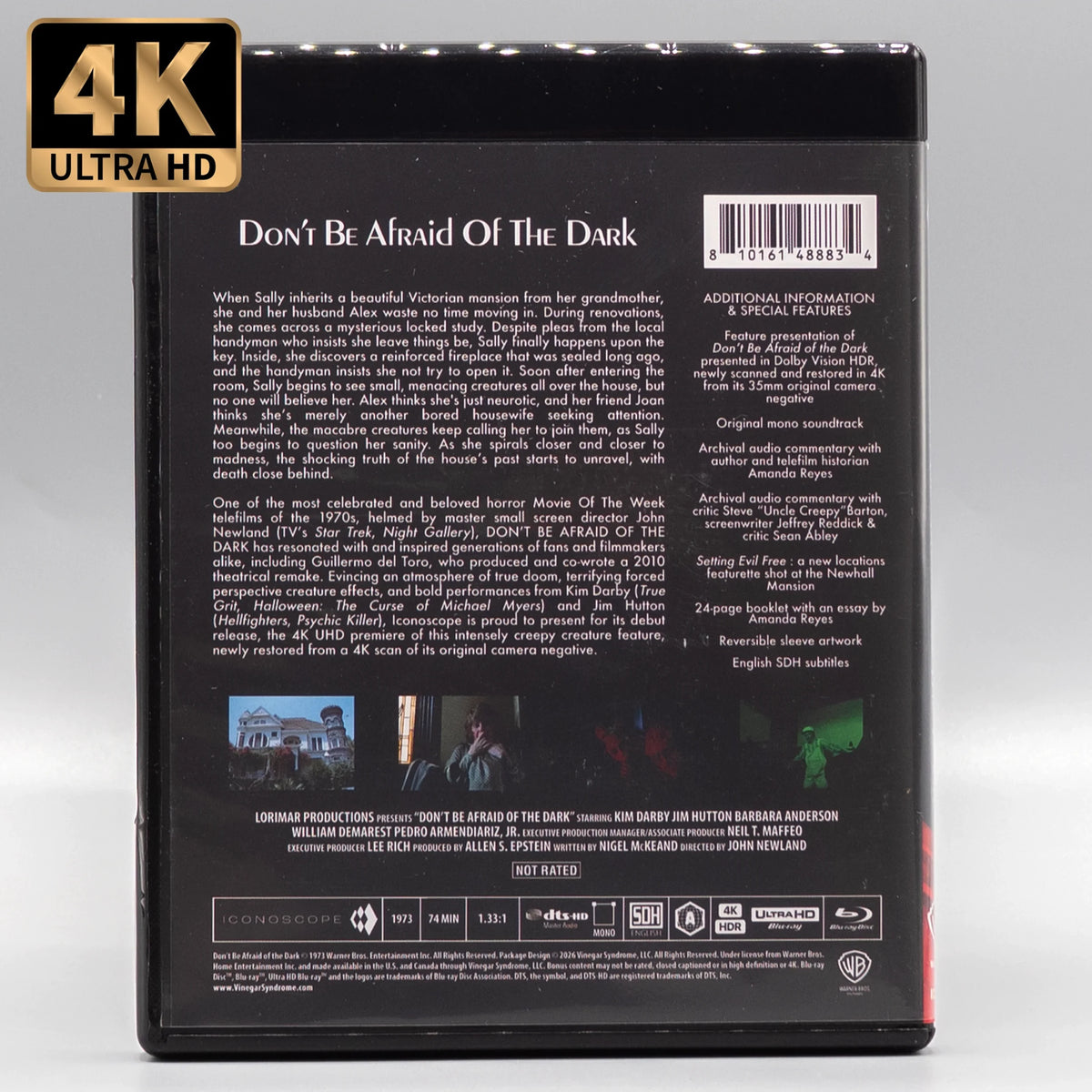 Back case of Don't Be Afraid of the Dark [4K Ultra HD + Blu-ray]