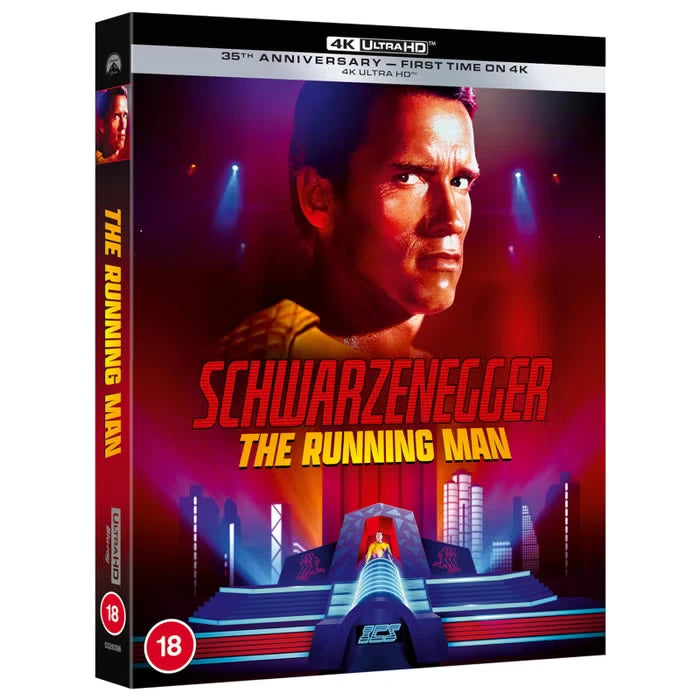 Front slipcover of The Running Man (1987) Limited Edition Steelbook (UK Import) [4K Ultra HD]