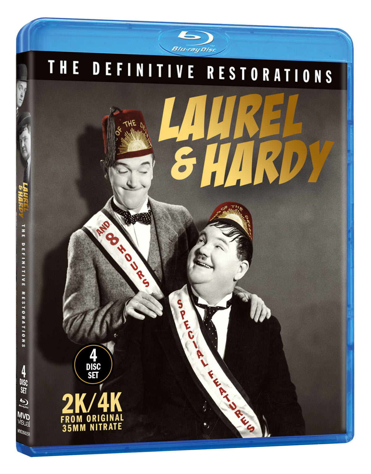 Front cover of Laurel & Hardy: Definitive Restorations (Limited) [Blu-ray]