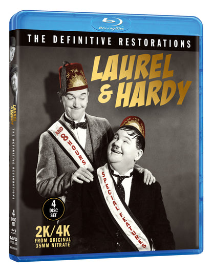 Front cover of Laurel & Hardy: Definitive Restorations (Limited) [Blu-ray]