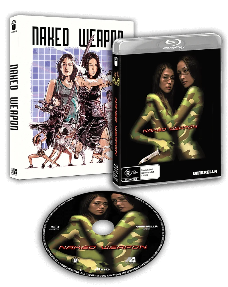Box contents of Naked Weapon (2002) [Blu-ray]