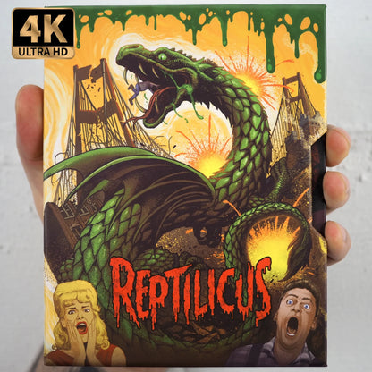 Front slipcase of Reptilicus [4K Ultra HD + Blu-ray Set]