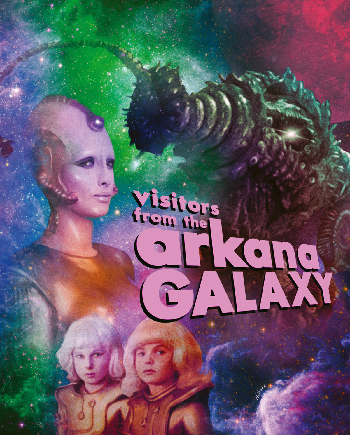 Front cover of Visitors From The Arkana Galaxy [Blu-ray]
