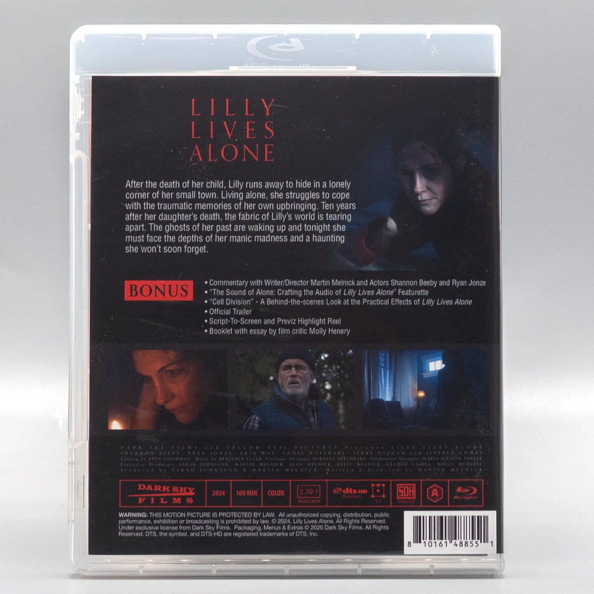 Back case of Lilly Lives Alone [Blu-ray]