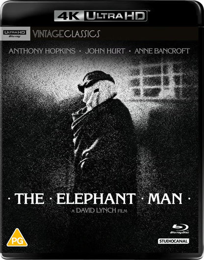 Front case of The Elephant Man (UK Import) [4K Ultra HD + Region B Blu-ray]