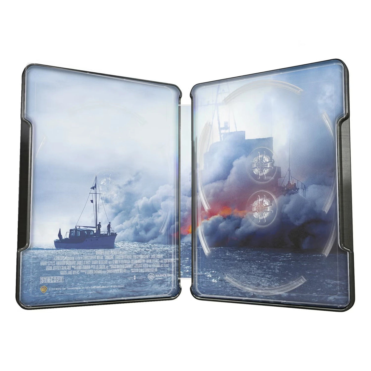 Inside cover of Dunkirk Limited Edition Steelbook [4K Ultra HD + Region B Blu-ray] (UK Import)
