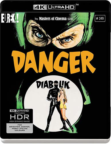 Front case of Danger: Diabolik Limited Edition (UK Import) [4K Ultra HD + Region B Blu-ray]