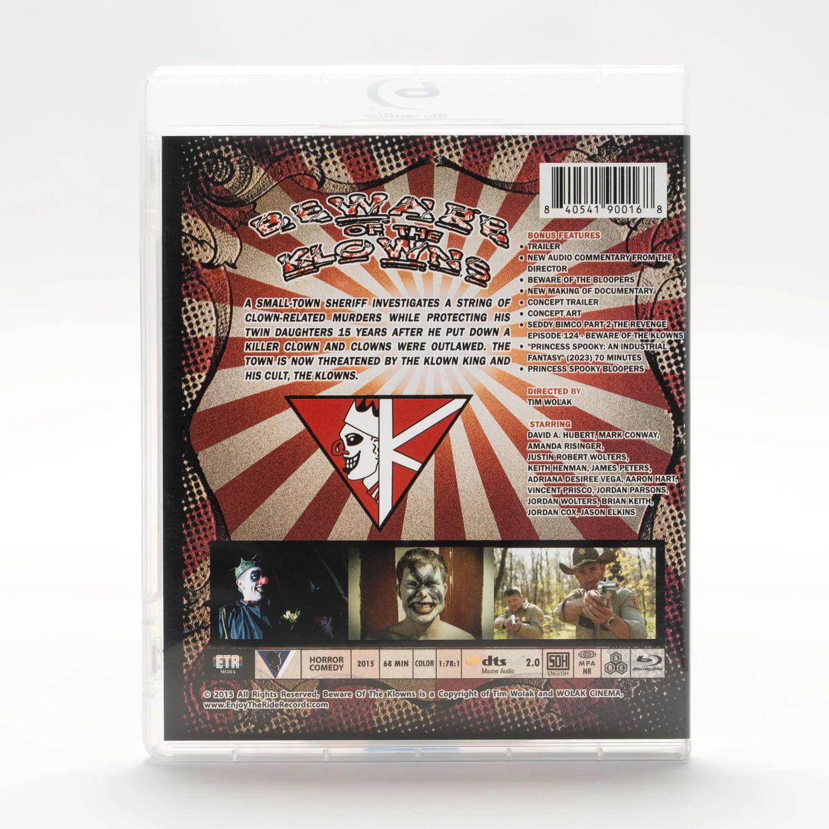 Back case of Beware of the Klowns [Blu-ray]