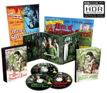 Box contents of The Men of Sherwood Forest Limited Edition (UK Import) [4K Ultra HD + Blu-ray]