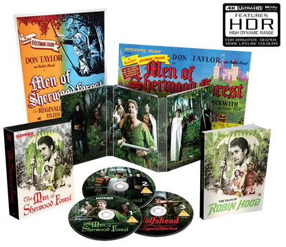 Box contents of The Men of Sherwood Forest Limited Edition (UK Import) [4K Ultra HD + Blu-ray]