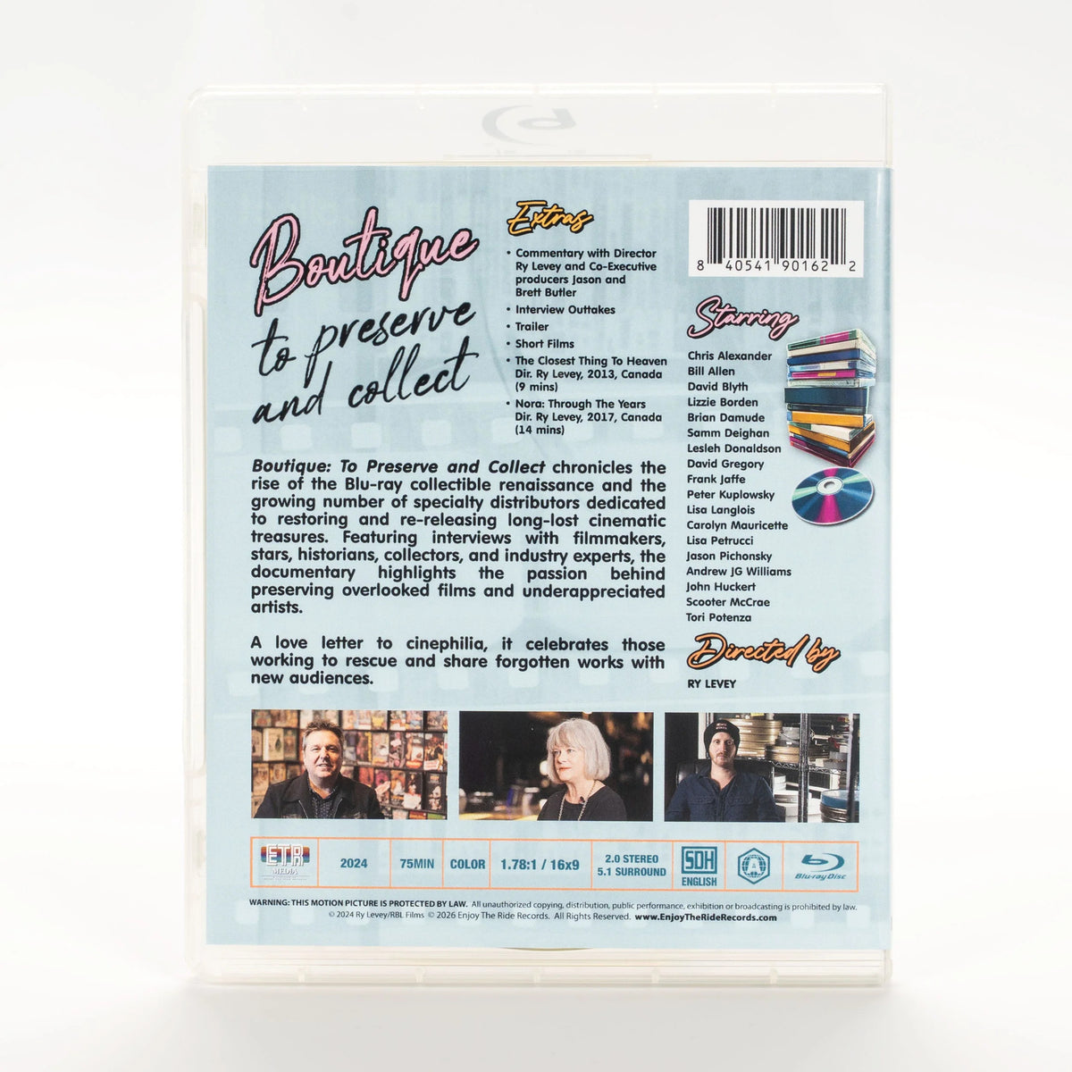 Back case of Boutique: To Preserve and Collect [Blu-ray]