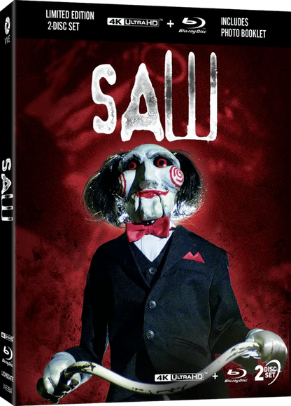 Front cover of Saw (2004) Limited Edition Lenticular Hardcase [4K Ultra HD + Blu-ray] (Australian Import)