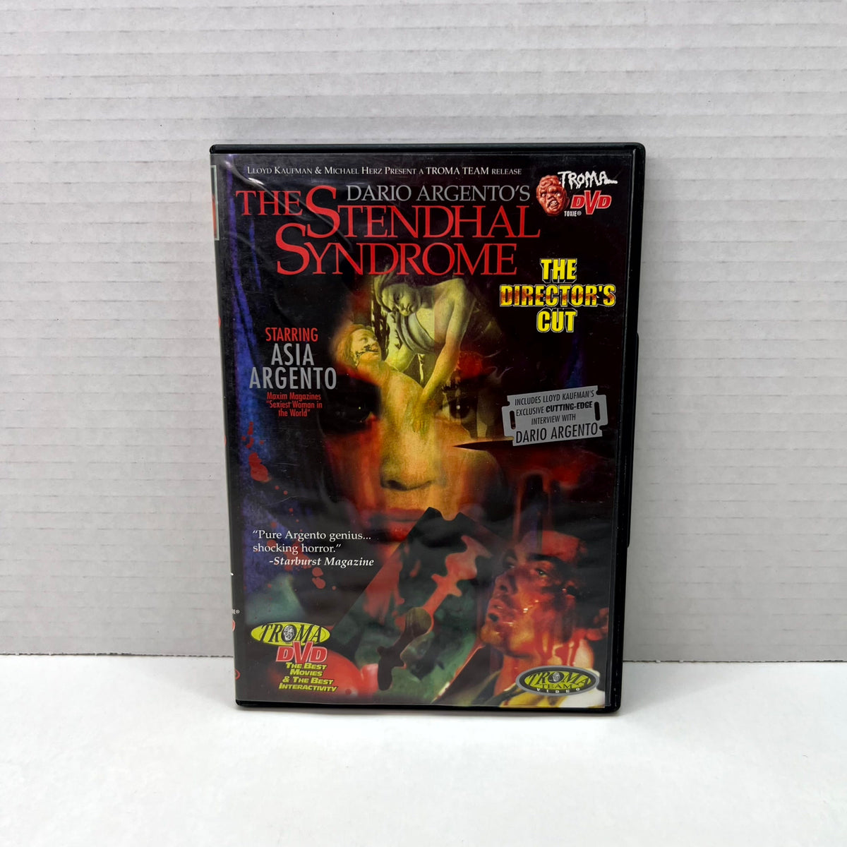 Front cover of The Stendhal Syndrome [DVD]