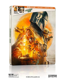 Front cover of The Mandalorian and Grogu Limited Edition Steelbook [4K Ultra HD + Blu-ray]