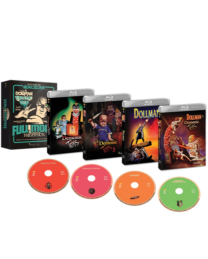 Box contents of Full Moon Fright Box Vol 1 (Standard Edition) [Blu-ray] (Australian Import)