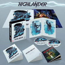 Box contents of Highlander (1986) Limited Edition (UK Import) [4K Ultra HD + Region B Blu-ray]