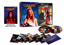 Box contents of Carrie (1976) Lenticular Hardcase [4K Ultra HD + Blu-ray] (Australian Import)