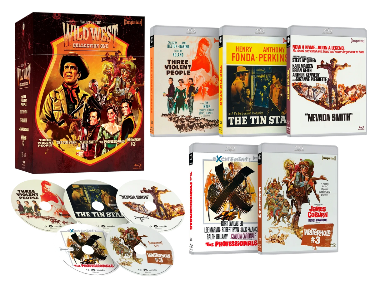 Box contents of Tales of the Wild West: Collection One Limited Edition 5-Disc Hardbox [Blu-ray] (Australian Import)