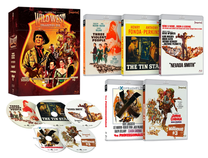 Box contents of Tales of the Wild West: Collection One Limited Edition 5-Disc Hardbox [Blu-ray] (Australian Import)