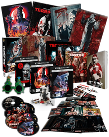 Main box contents of ART ATTACK - Terrifier Collector's Edition Boxset [4K Ultra HD + Blu-ray] (Australian Import)