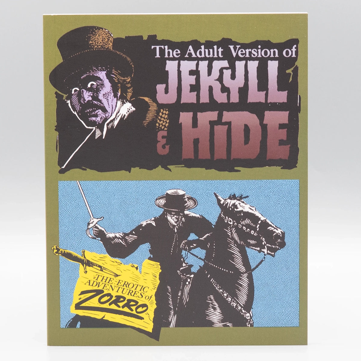 Front booklet of Adult Version Of Jekyll & Hide + The Erotic Adventures of Zorro [Blu-ray Set]