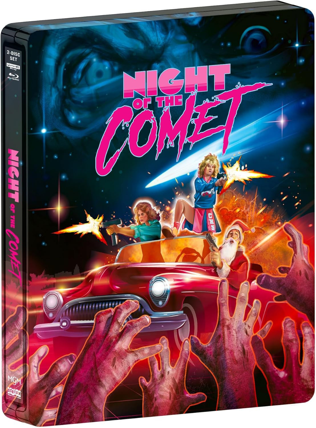 Front cover of Night of the Comet Limited Edition Steelbook [4K Ultra HD + Blu-ray]