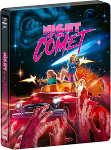 Front cover of Night of the Comet Limited Edition Steelbook [4K Ultra HD + Blu-ray]