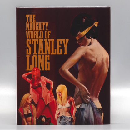 Front slipcover of The Naughty World of Stanley Long [Blu-ray Set]