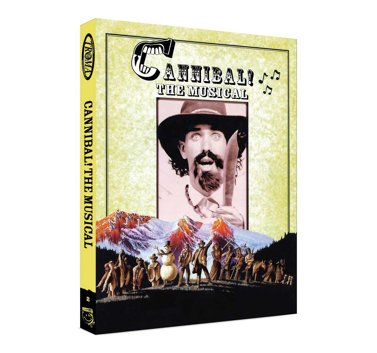 Front slipcover of Cannibal! The Musical [Region Free Blu-ray]