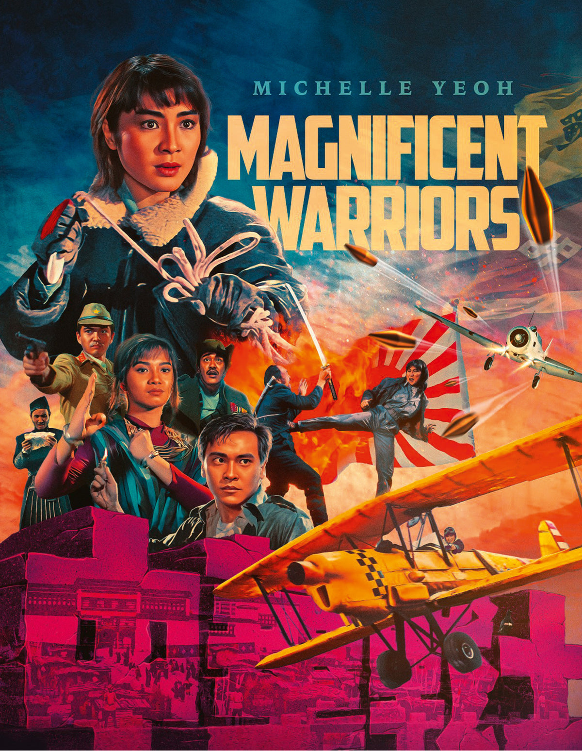 Front cover of Magnificent Warriors [Blu-ray]