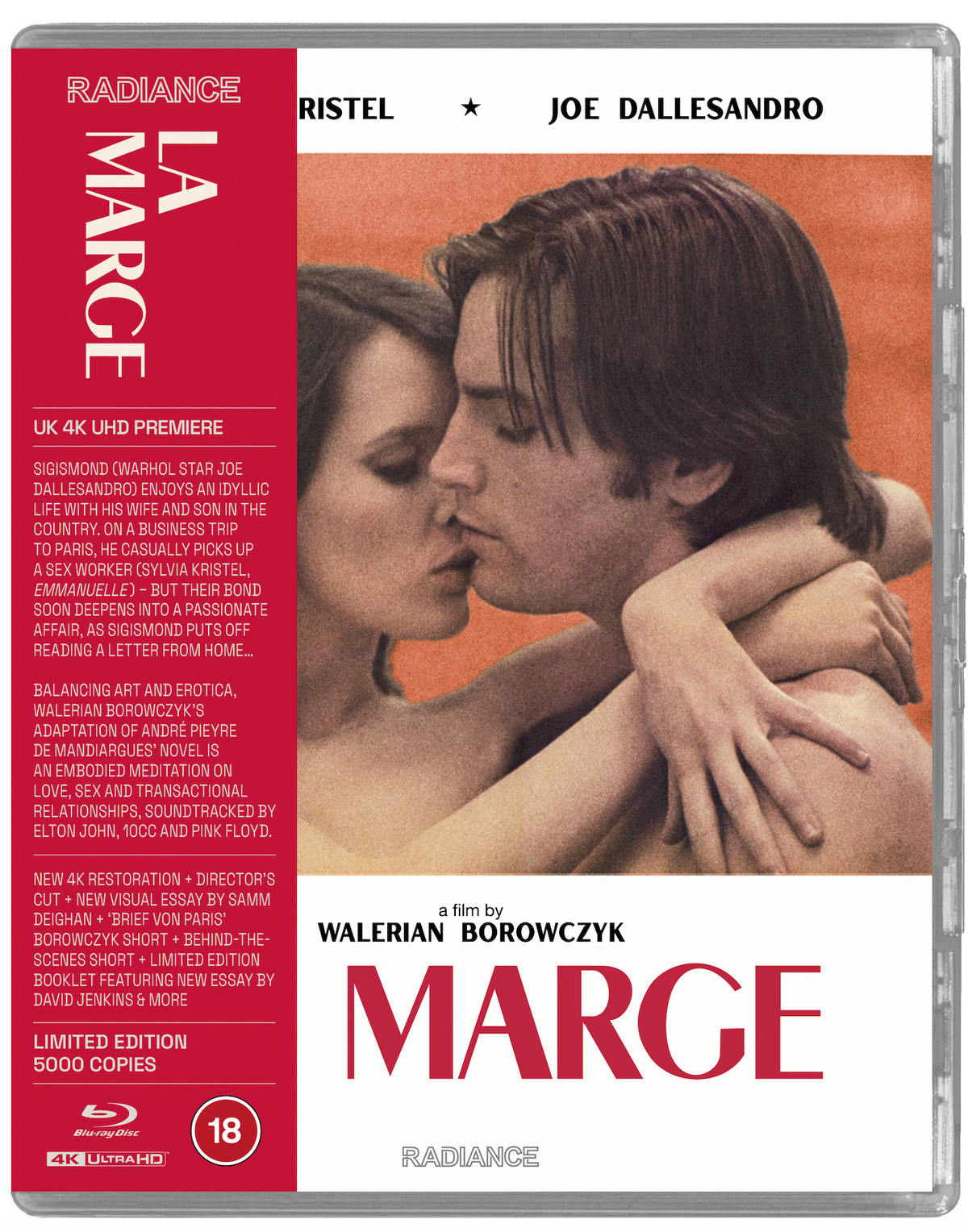 Front cover of La marge Limited Edition (UK Import) [4K Ultra HD + Region B Blu-ray]