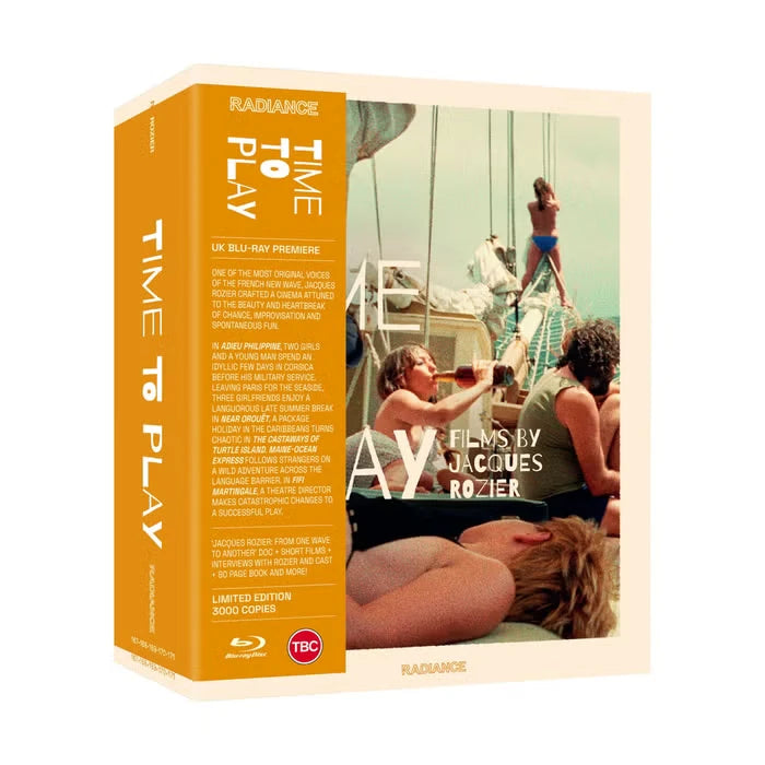 Front cover 1 of Time to Play: Films by Jacques Rozier Limited Edition [Region B Blu-ray Set] (UK Import)