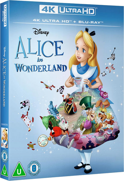 Front cover of Alice In Wonderland (UK Import) [4K Ultra HD + Blu-ray]