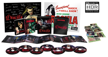 Box contents of Dracula Limited Collector's Edition (UK Import) [4K Ultra HD + Blu-ray]