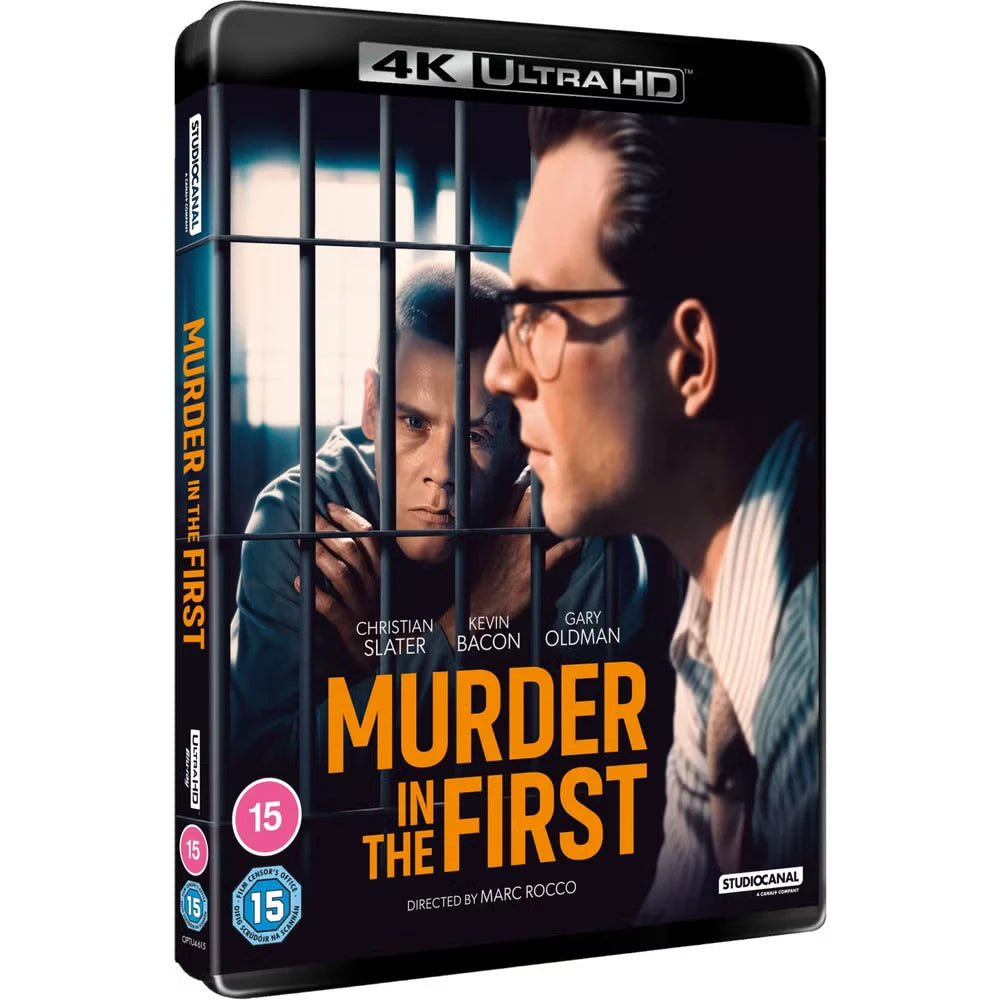 Front cover of Murder in the First (UK Import) [4K Ultra HD]